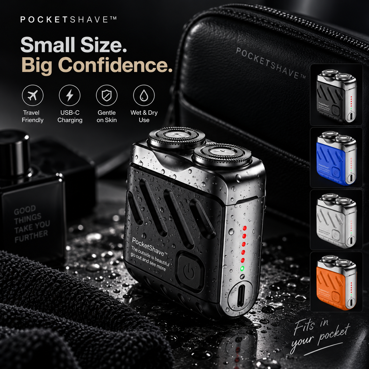 PocketShave™ Mini Electric Shaver
